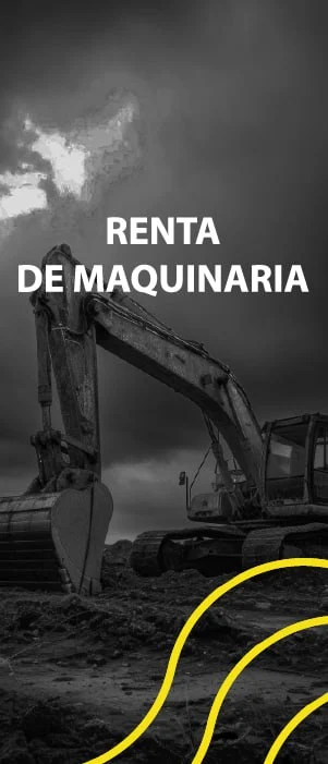 Banner promocional de PIVISA renta de maquinaria por día, semana o mes